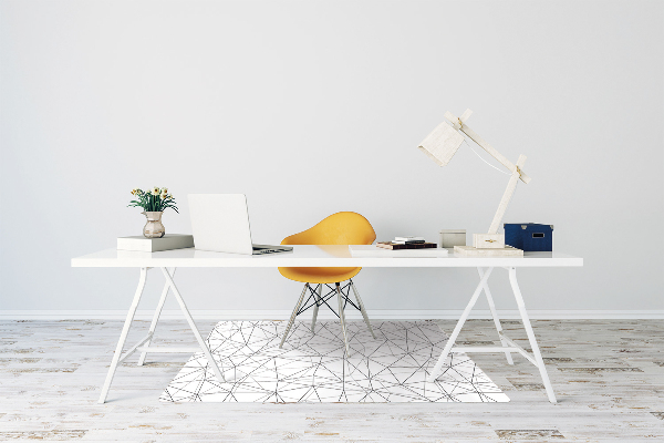 Tappeto per sedia con ruote Linee Geometriche