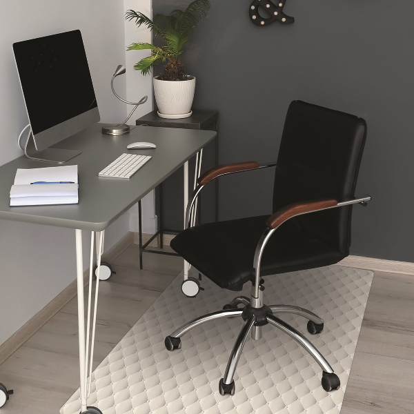 Tappeto per sedia con ruote Pattern Trapuntato