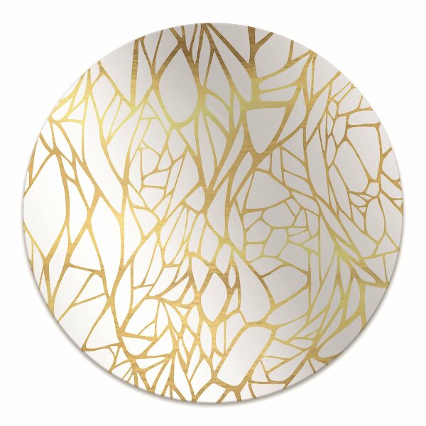 Tappeto per sedia con ruote Ornamento Dorato