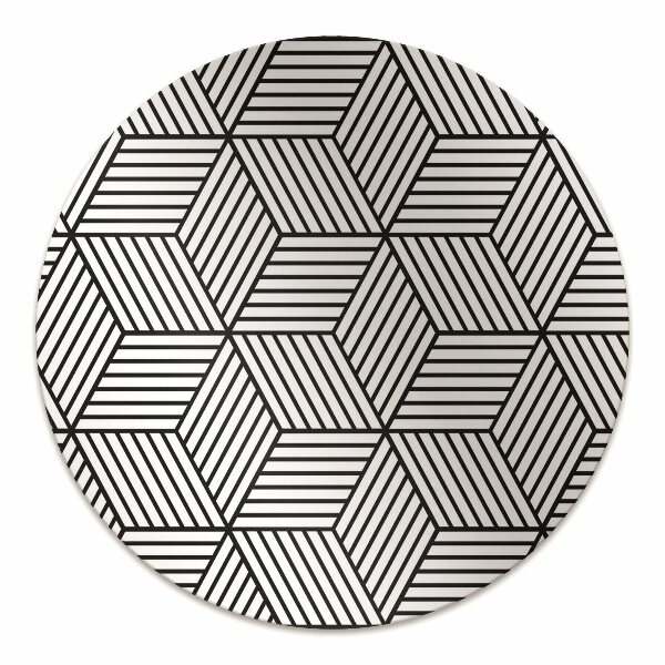 Tappeto sedia ufficio Cubi Geometrici