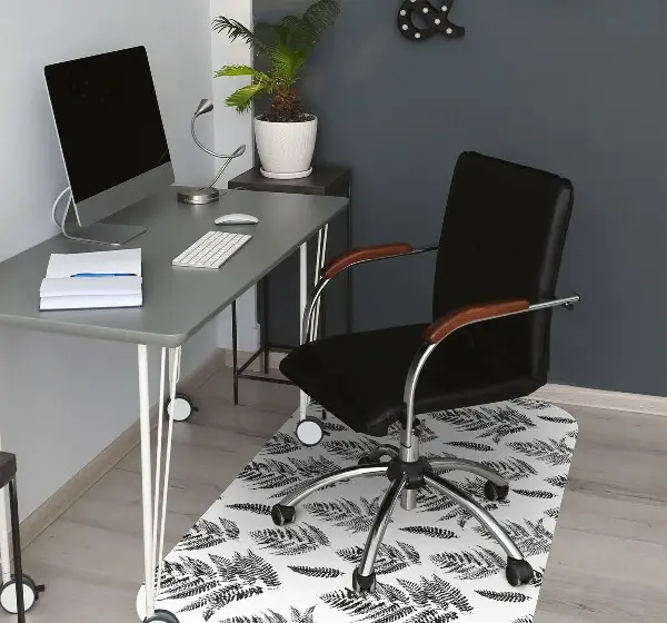 Tappeto per sedia con ruote Foglie Di Felce