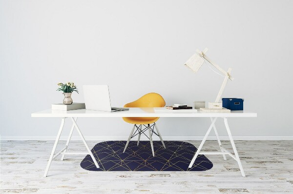 Tappeto per sedia con ruote Modello Di Triangolo
