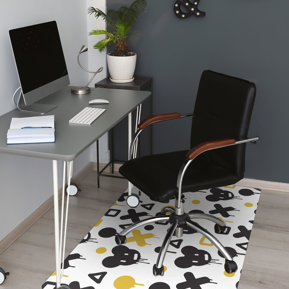 Tappeti Home Desk Sedia Sedia Ufficio Tappeto Tappeto Graffi