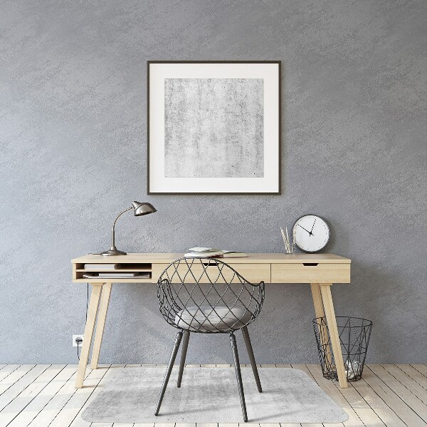 Tappeto per sedia con ruote Cemento Grigio
