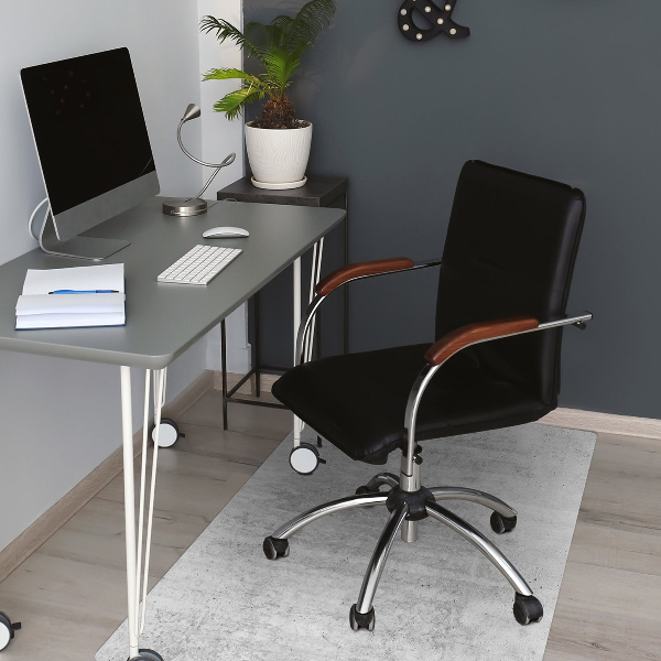 Tappeto per sedia con ruote Cemento Grigio