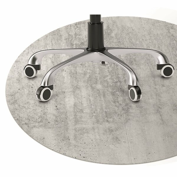 Tappeto per sedia con ruote Cemento Grigio