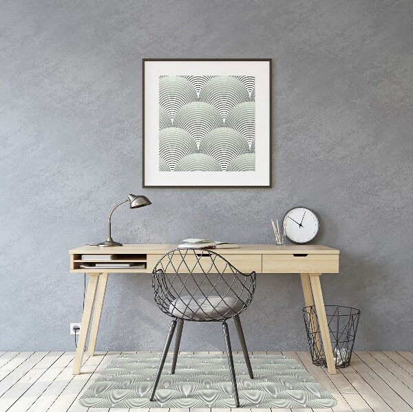 Tappeto per sedia con ruote Pattern Semi -Cerchio