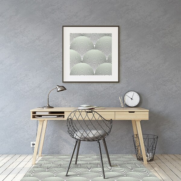 Tappeto per sedia con ruote Pattern Semi -Cerchio