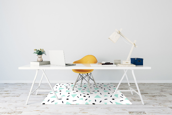 Tappeto per sedia con ruote Pattern Retrò