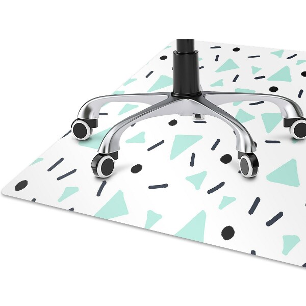 Tappeto per sedia con ruote Pattern Retrò