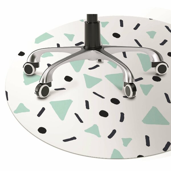 Tappeto per sedia con ruote Pattern Retrò