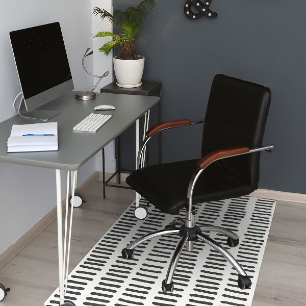 Tappeto sedia ufficio Linee Astratte
