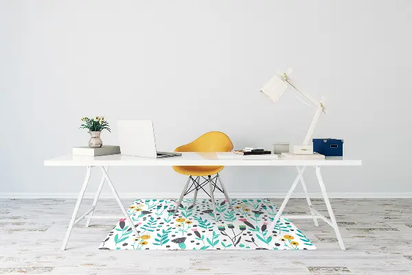 Tappeto salvapavimento Fiori Scandinavi