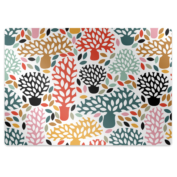 Tappeto per sedia con ruote Doodle Trees