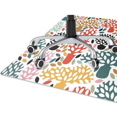 Tappeto per sedia con ruote Doodle Trees