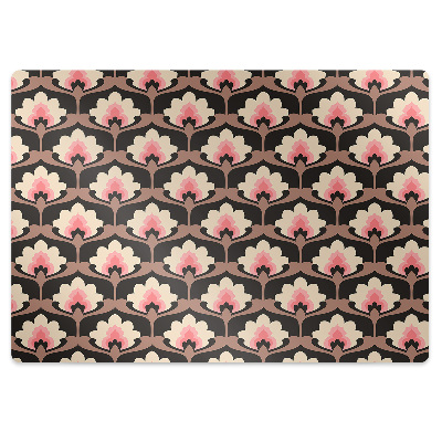 Tappeto per sedia con ruote Pattern Floreale