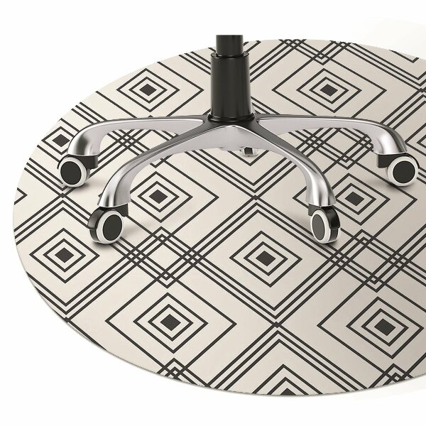 Tappeto sedia ufficio Illusione Geometrica