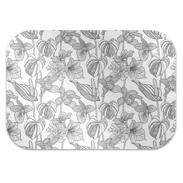 Tappeto per sedia con ruote Fiori Di Contorni