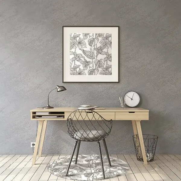 Tappeto per sedia con ruote Fiori Di Contorni