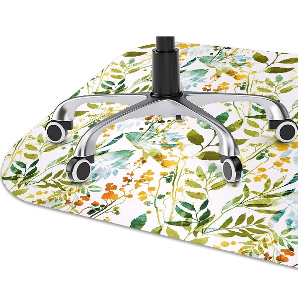 Tappeto per sedia con ruote Fiori Boho