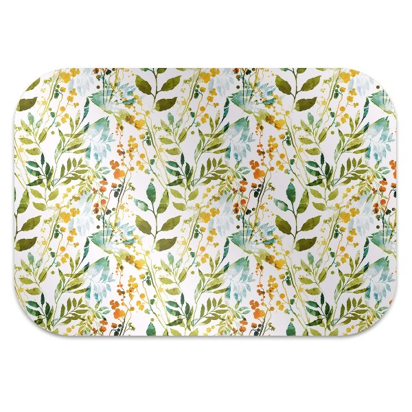 Tappeto per sedia con ruote Fiori Boho