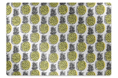 Tappeto per sedia con ruote Pattern Di Ananas