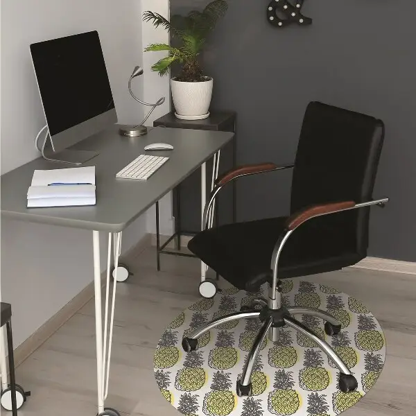 Tappeto per sedia con ruote Pattern Di Ananas