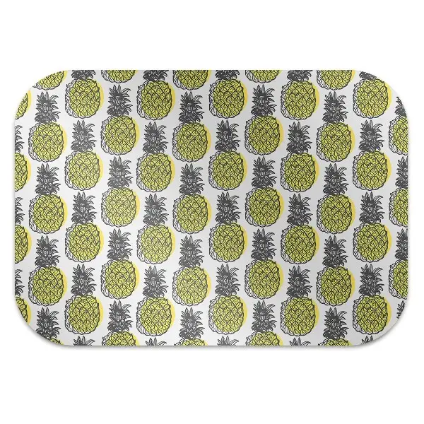 Tappeto per sedia con ruote Pattern Di Ananas