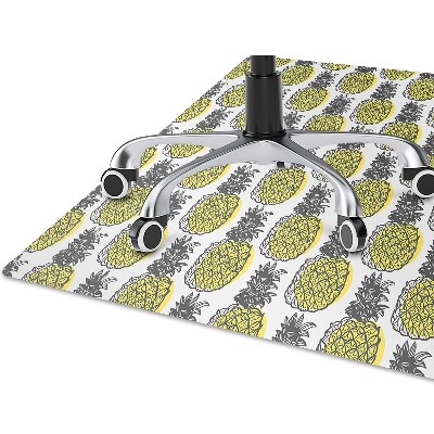 Tappeto per sedia con ruote Pattern Di Ananas