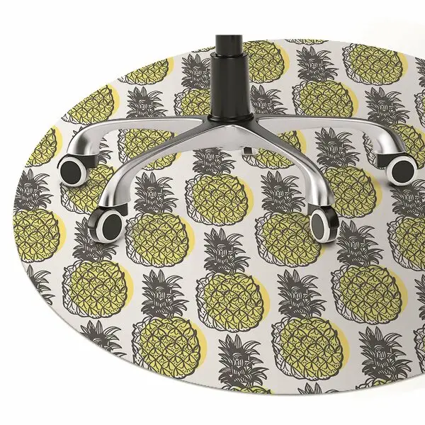 Tappeto per sedia con ruote Pattern Di Ananas