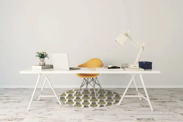 Tappeto per sedia con ruote Pattern Di Ananas