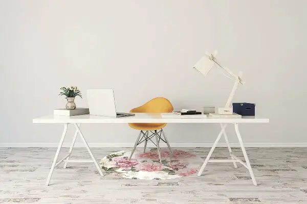 Tappeto per sedia con ruote Fiori D'Arte