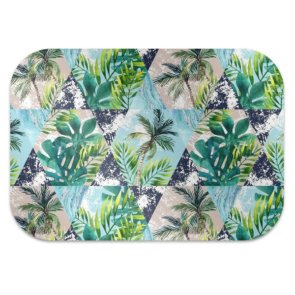 Tappeto per sedia con ruote Mosaico Tropicale
