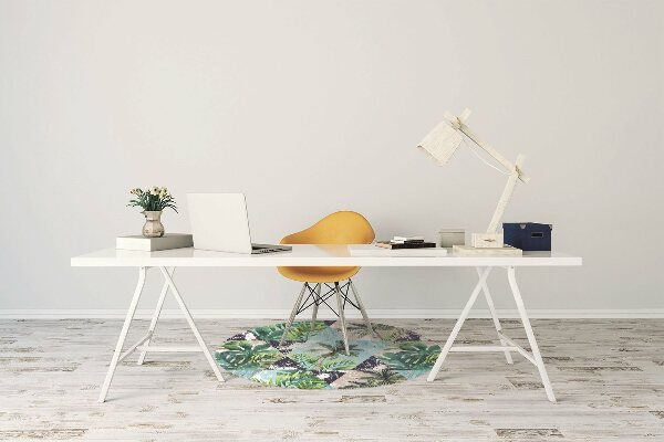 Tappeto per sedia con ruote Mosaico Tropicale