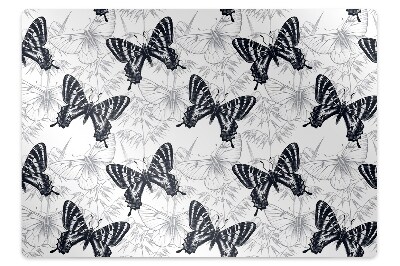 Tappeto per sedia con ruote Drawing Butterflies