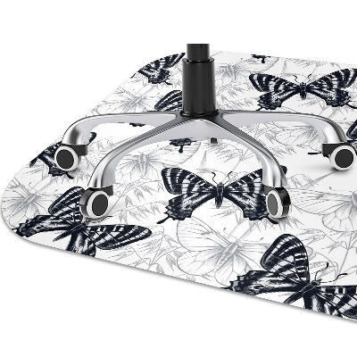 Tappeto per sedia con ruote Drawing Butterflies