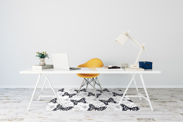 Tappeto per sedia con ruote Drawing Butterflies