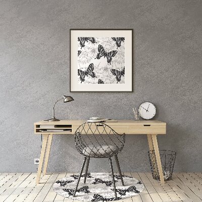 Tappeto per sedia con ruote Drawing Butterflies