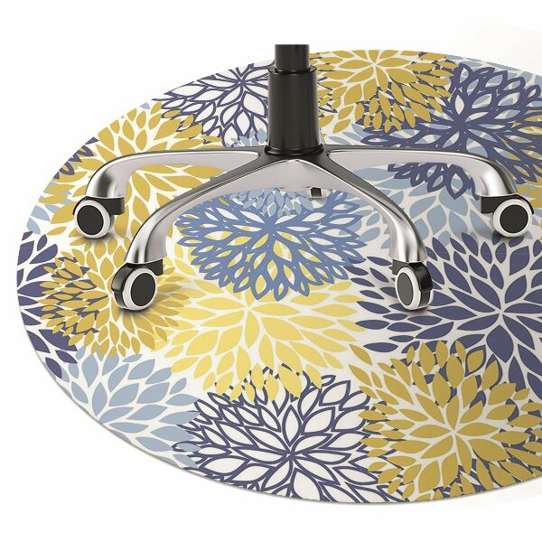 Tappeto per sedia con ruote Fiori Di Crisantemo