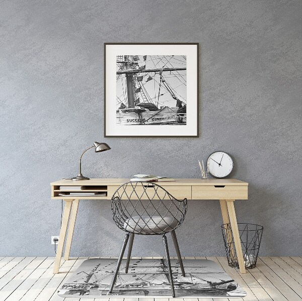Tappeto per sedia con ruote Nave Vintage
