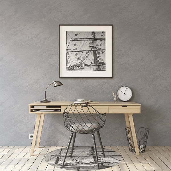 Tappeto per sedia con ruote Nave Vintage
