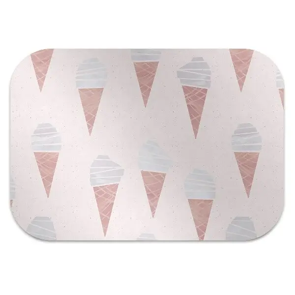 Tappeto per sedia con ruote Gelato In Waffle
