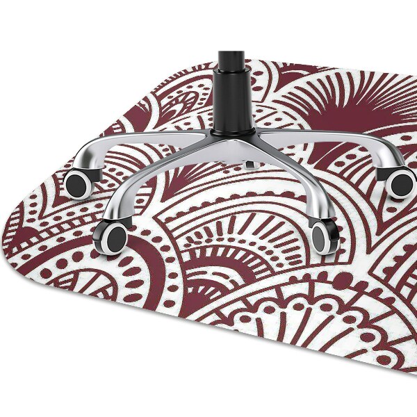 Tappeto per sedia con ruote Pattern Indù