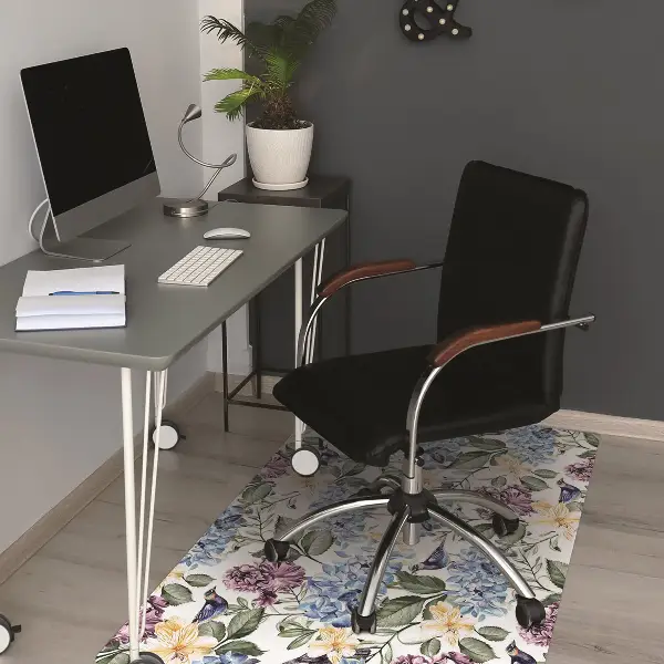 Tappeto salvapavimento Fiori Retrò