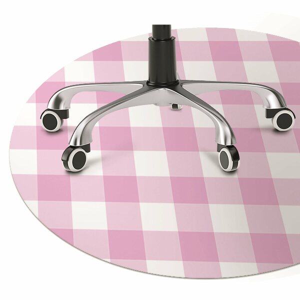 Tappeto per sedia con ruote Griglia Rosa