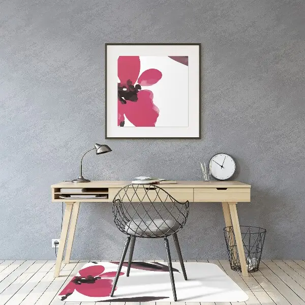 Tappeto per sedia con ruote Bellissimi Fiori