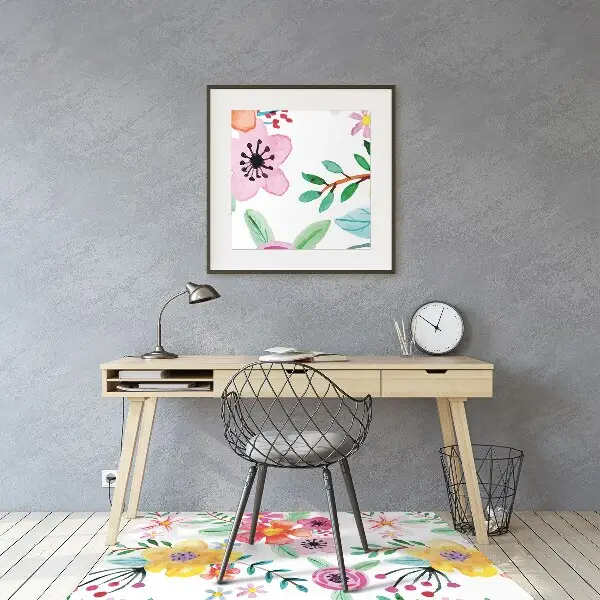 Tappeto per sedia con ruote Giardino Magico
