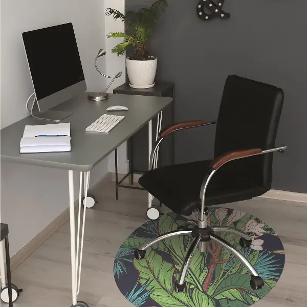 Tappeto per sedia con ruote Giungla Tropicale