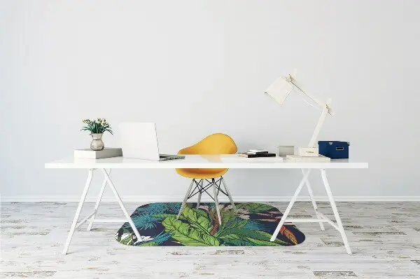 Tappeto per sedia con ruote Giungla Tropicale