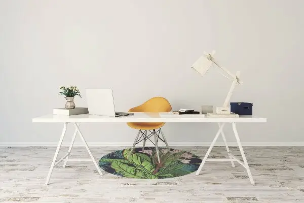 Tappeto per sedia con ruote Giungla Tropicale